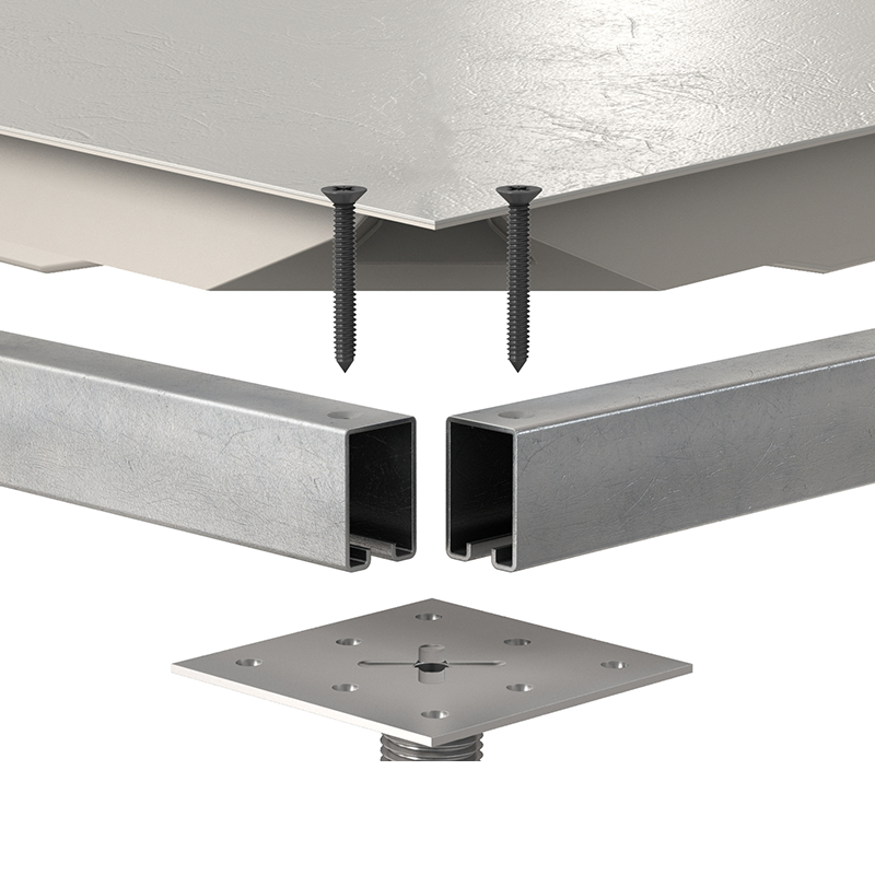 Tate Bolted Stringer Corner Render
